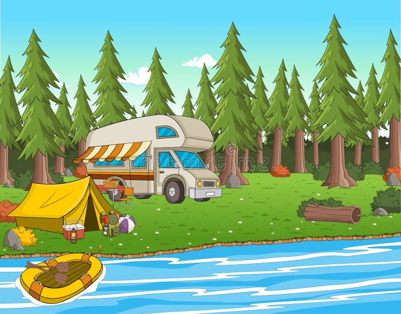 Cartoon Camping Tent Stock Illustrations 12,140 Cartoon Camping Tent