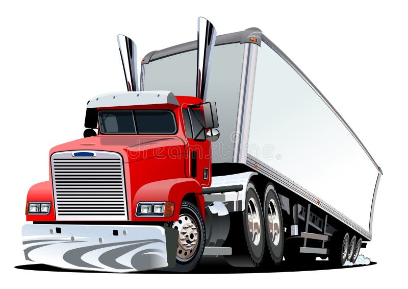 Cartoon Semi Truck Stock Illustrations – 1,348 Cartoon Semi Truck Stock  Illustrations, Vectors & Clipart - Dreamstime