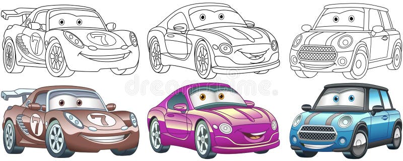 pixar cars characters coloring pages