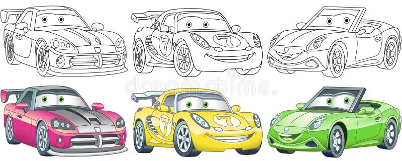 cars coloring page to print