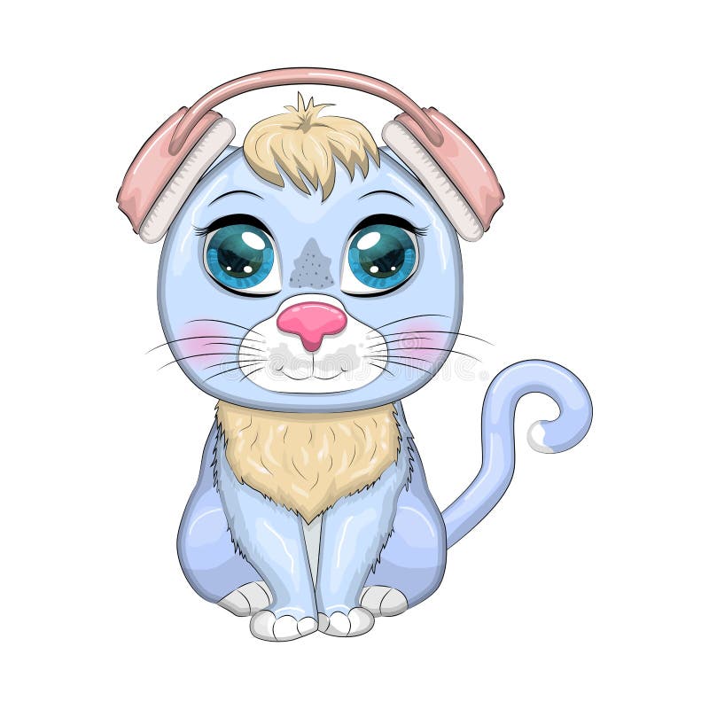 Cartoon Cat Music Lover in Headphones Listens To Music, Concert. Cute Child Character, Symbol of 2023 New Chinese Stock Vector - Illustration of disc, design: 247893993 Cartoon Cat Music Lover in Headphones Listens To Music, Concert. Cute Child Character, Symbol of 2023 New Chinese Stock Vector - Illustration of disc, design: 247893993