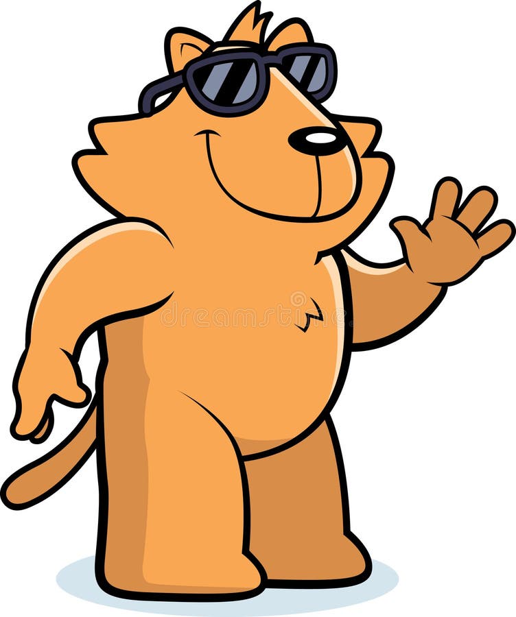 Cartoon Cat Sunglasses stock vector. Illustration of animal 115961748