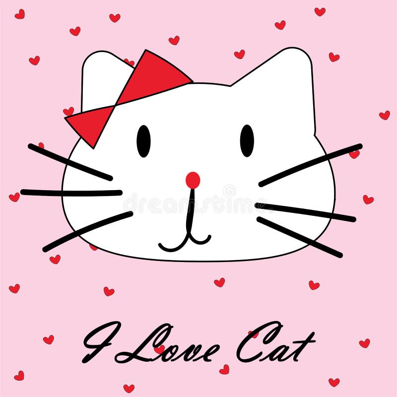 The Cartoon Cat Wallpaper Background Stock Vector - Illustration of kitten, texture: 107218100 The Cartoon Cat Wallpaper Background Stock Vector - Illustration of kitten, texture: 107218100