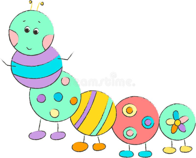 Cartoon Caterpillar in Color Stock Vector - Illustration of drawing, insect: 218499531 Cartoon Caterpillar in Color Stock Vector - Illustration of drawing, insect: 218499531