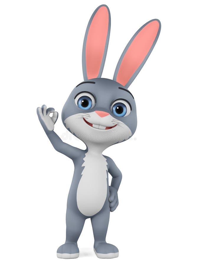 Cartoon Character Gray Rabbit Shows Okay. 3d Render Illustration. Illustration for Advertising Stock Illustration - Illustration of animal, nice: 150976313 Cartoon Character Gray Rabbit Shows Okay. 3d Render Illustration. Illustration for Advertising Stock Illustration - Illustration of animal, nice: 150976313