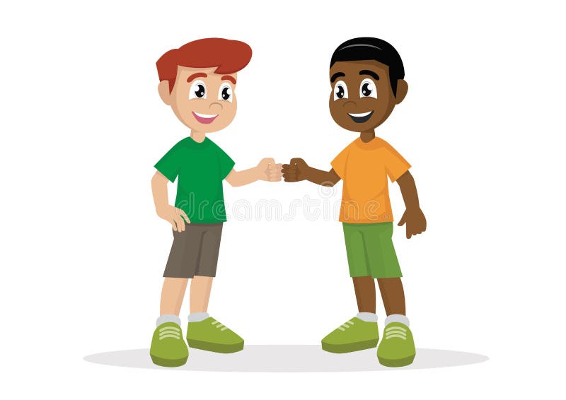 Cartoon Character, Boy Fist Bump. Stock Vector - Illustration of people, together: 165046591 Cartoon Character, Boy Fist Bump. Stock Vector - Illustration of people, together: 165046591