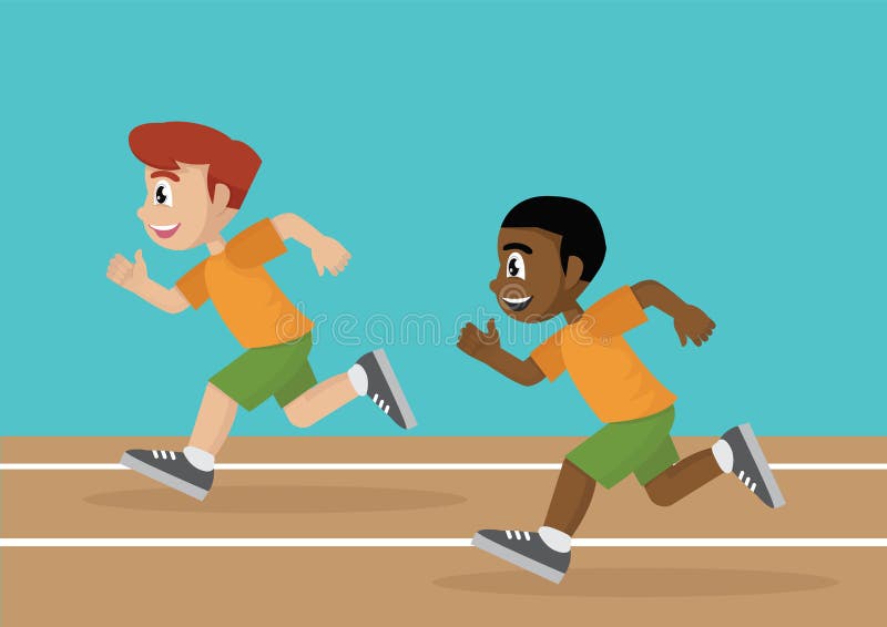 Cartoon Character, Boy Running a Race Track. Stock Vector - Illustration of girl, runner: 165015711 Cartoon Character, Boy Running a Race Track. Stock Vector - Illustration of girl, runner: 165015711