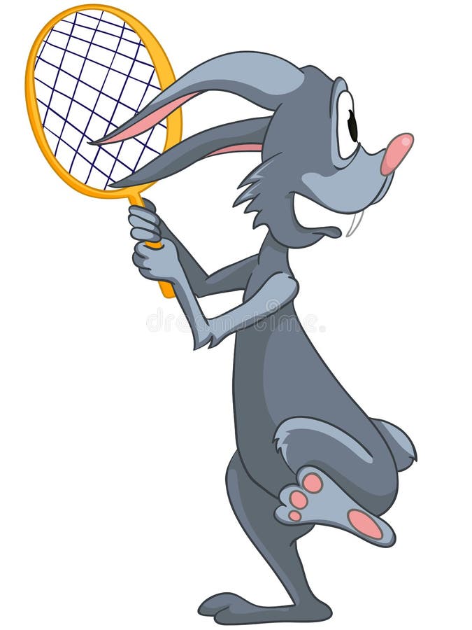 Cartoon Character Rabbit stock illustration