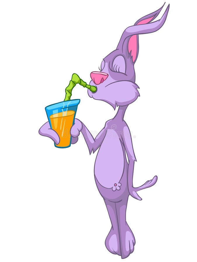 Cartoon Character Rabbit stock illustration