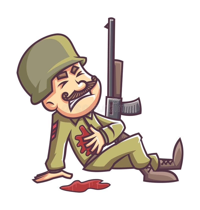Indian Soldier Cartoon Illustration Stock Illustration - Illustration of  graphic, cute: 120013995