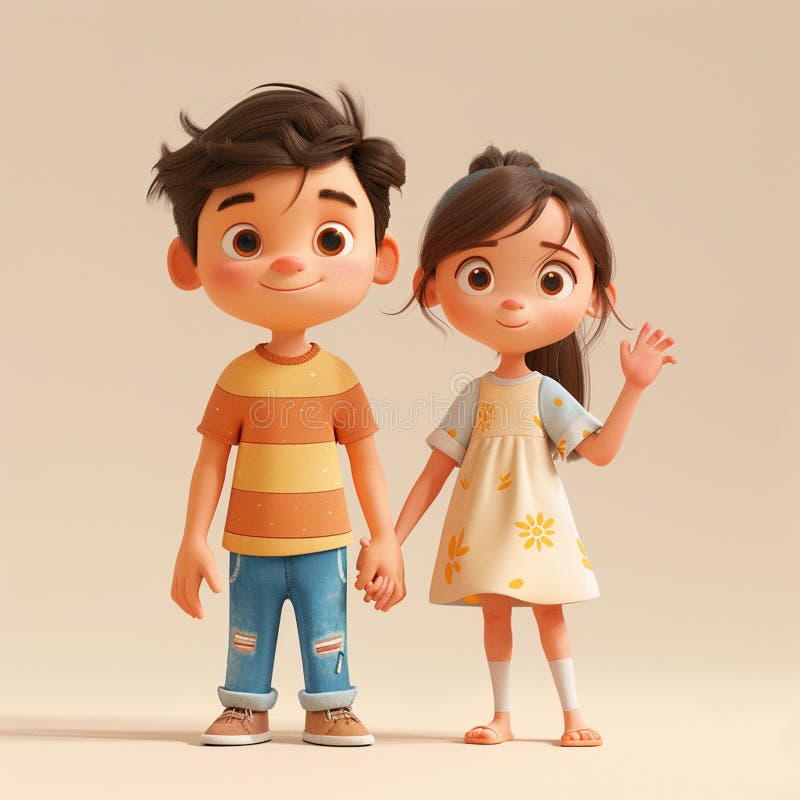 Cartoon Characters Standing Together Stock Illustration Illustration Cartoon Characters Standing Together Stock Illustration Illustration