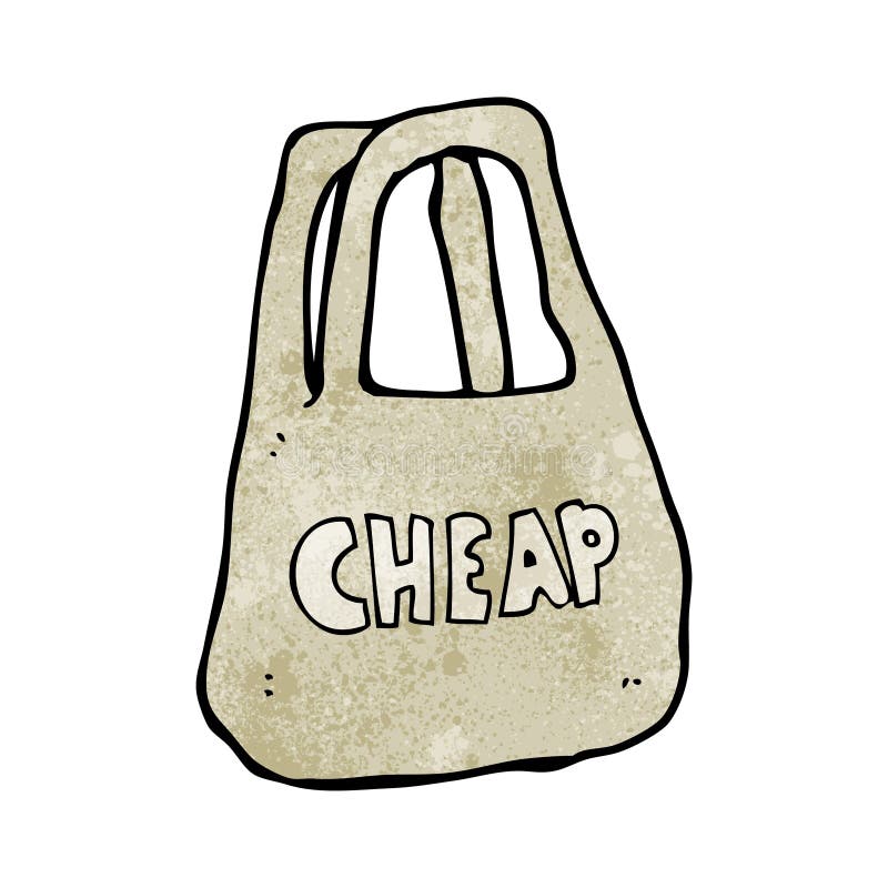 Cartoon cheap bag stock vector. Illustration of artwork 38069167