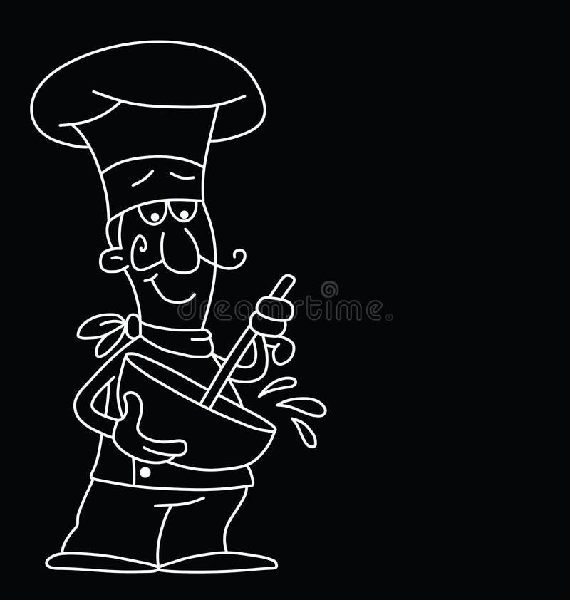 Cartoon Chef Stock Vector Illustration Of Baking Artwork 82707543