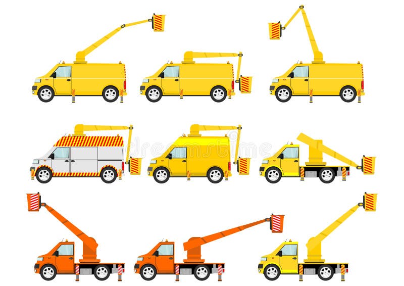 Cartoon cherry pickers stock vector. Illustration of bucket - 66950107
