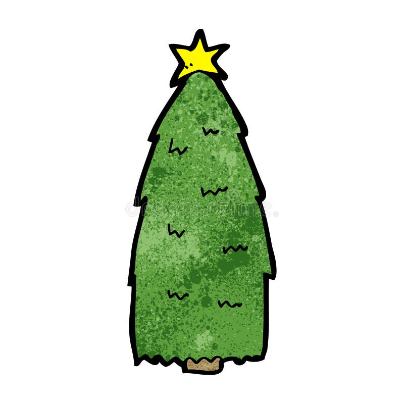 cartoon christmas tree