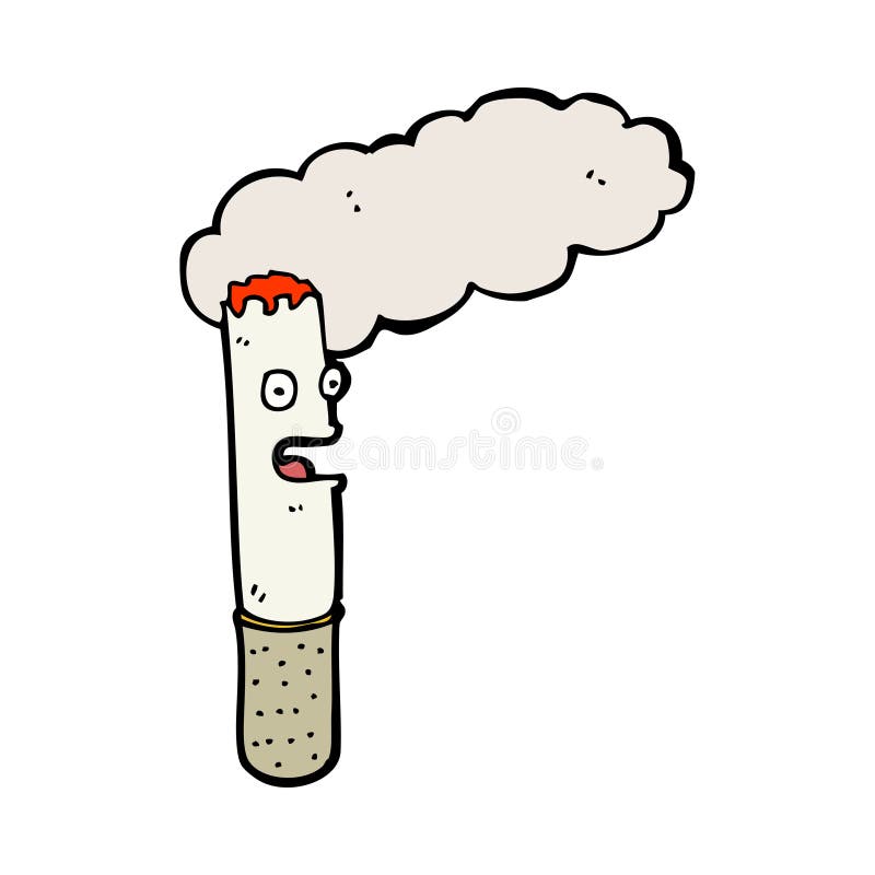 Cartoon cigarette stock vector. Illustration of doodle - 37034921