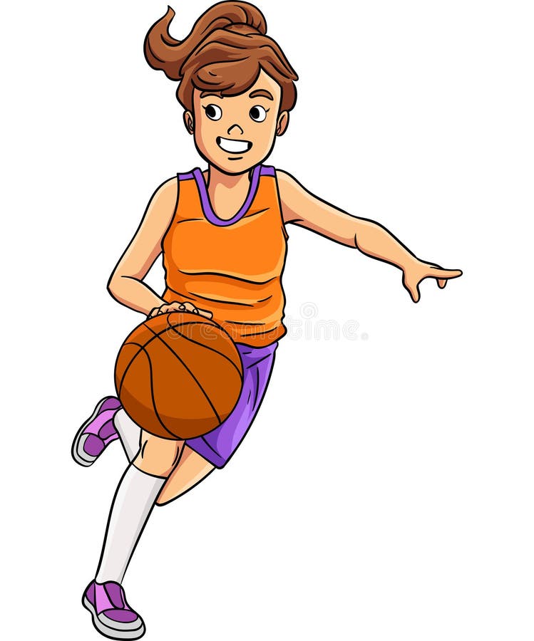 Girl Dribbling Basketball Stock Illustrations – 119 Girl Dribbling  Basketball Stock Illustrations, Vectors & Clipart - Dreamstime