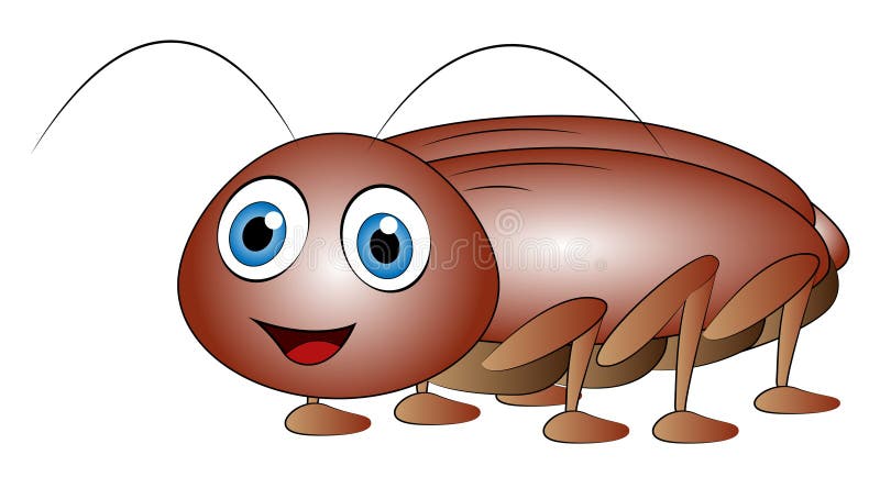 Cartoon Cockroach Clip Art stock vector. Illustration of clipart - 84793059