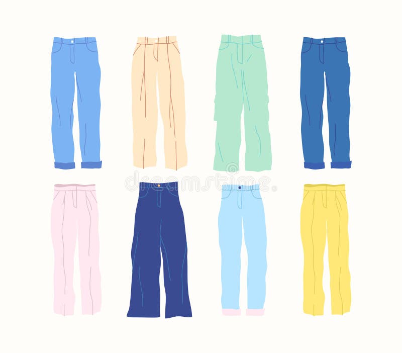 Jogger Pant Vector Stock Illustrations – 639 Jogger Pant Vector Stock ...