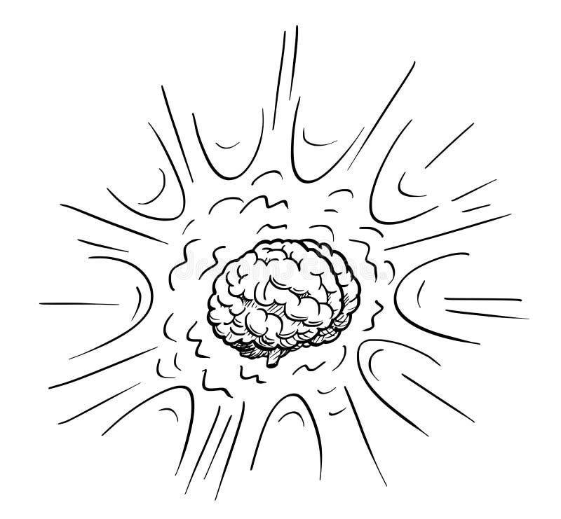 Cartoon Drawing of Excited Human Brain Explosion Stock Vector - Illustration of neural, creativity: 141180283 Cartoon Drawing of Excited Human Brain Explosion Stock Vector - Illustration of neural, creativity: 141180283