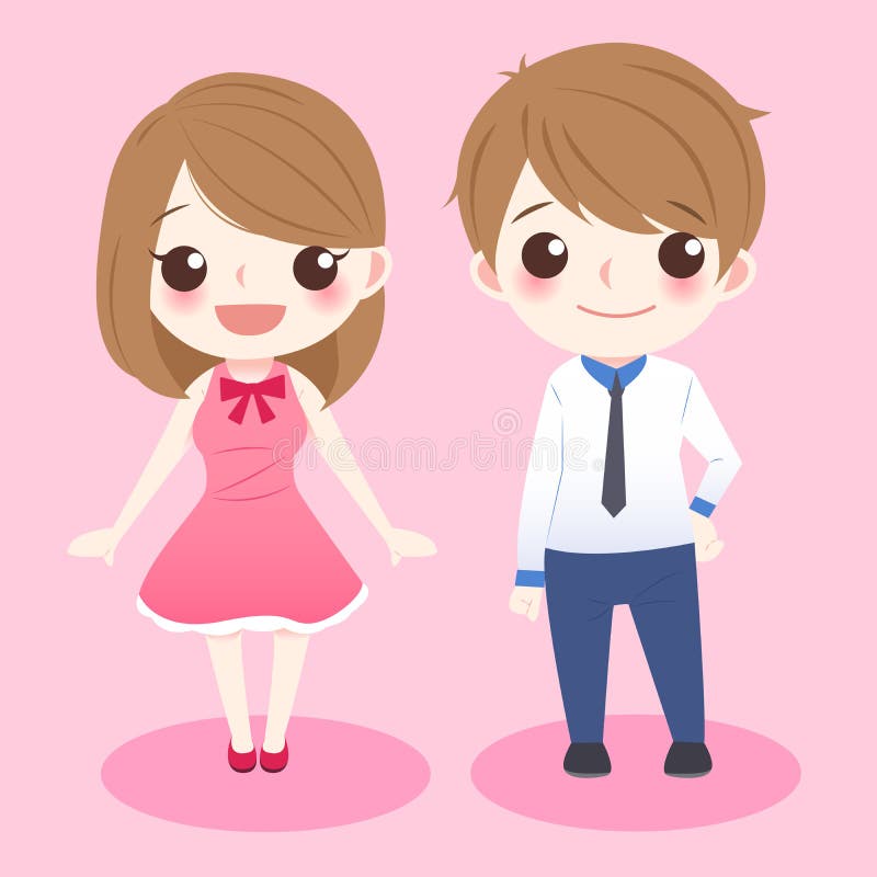 Cartoon Couple Smile To You Stock Vector - Illustration of relationship, lady: 84463219 Cartoon Couple Smile To You Stock Vector - Illustration of relationship, lady: 84463219