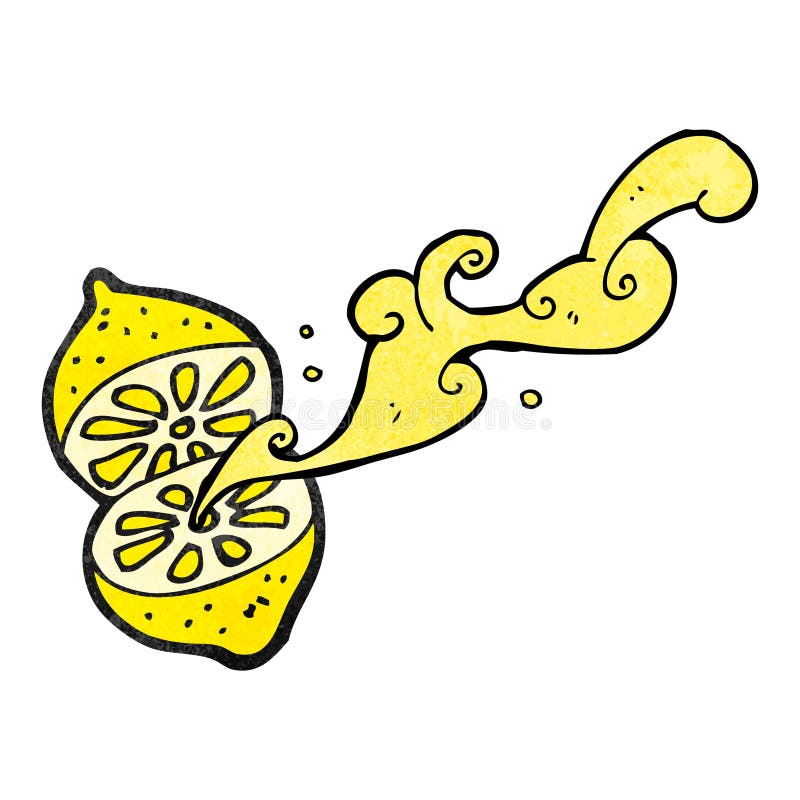 cartoon cut lemon