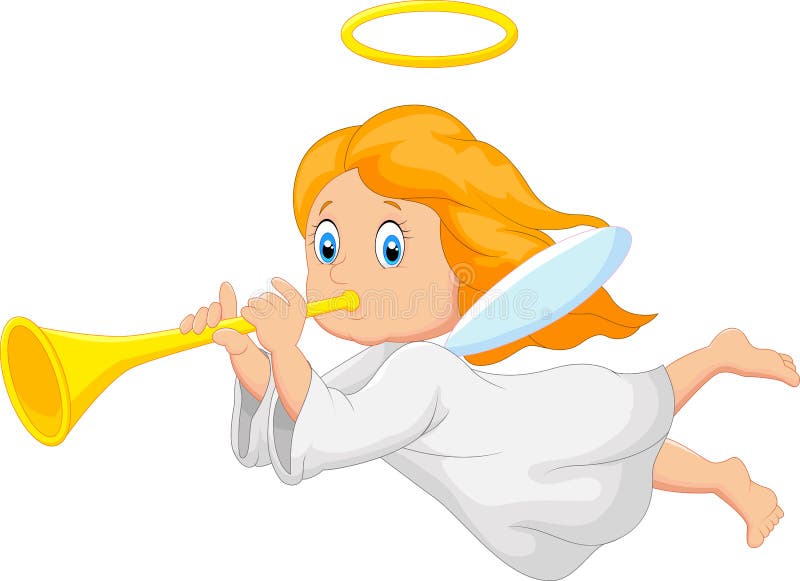 Cartoon cute angel