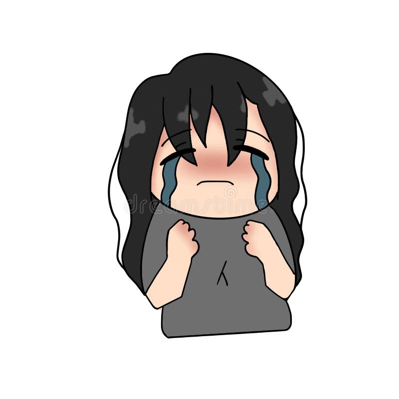 anime girl crying Blank Template - Imgflip