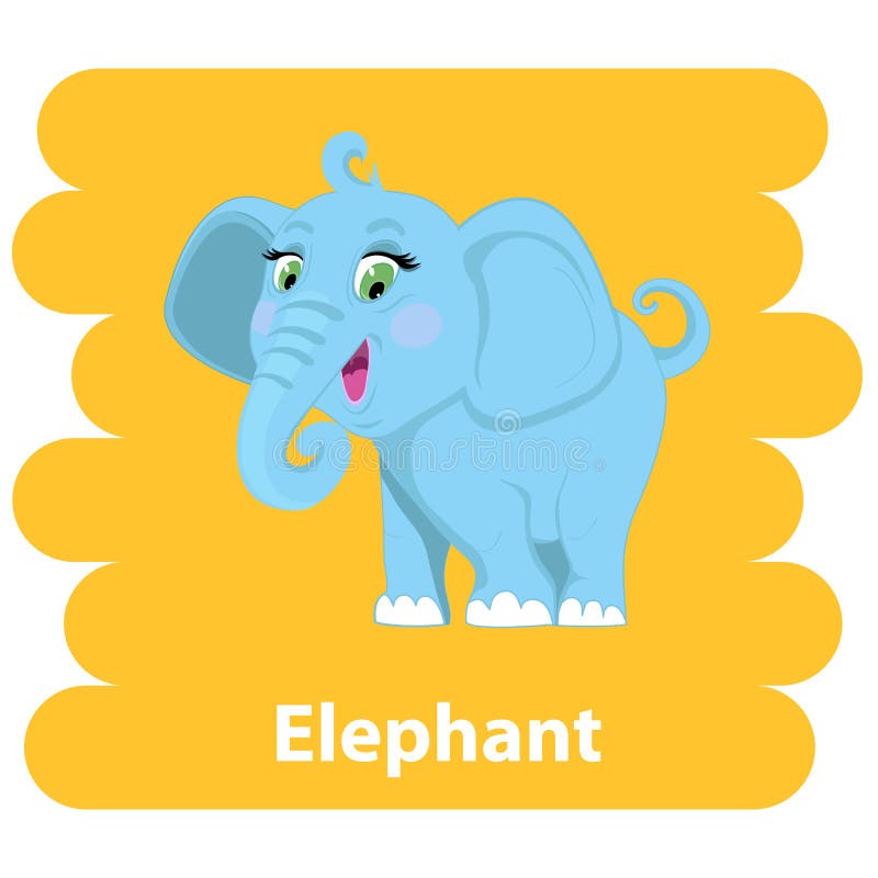 Cartoon cute Elephant royalty free illustration Cartoon cute Elephant royalty free illustration