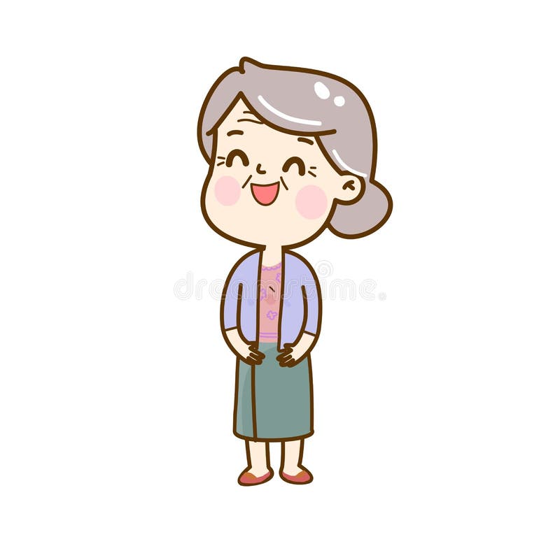 Cartoon Cute Grandma Character Vector. Stock Vector - Illustration of cracker, character: 238054983 Cartoon Cute Grandma Character Vector. Stock Vector - Illustration of cracker, character: 238054983