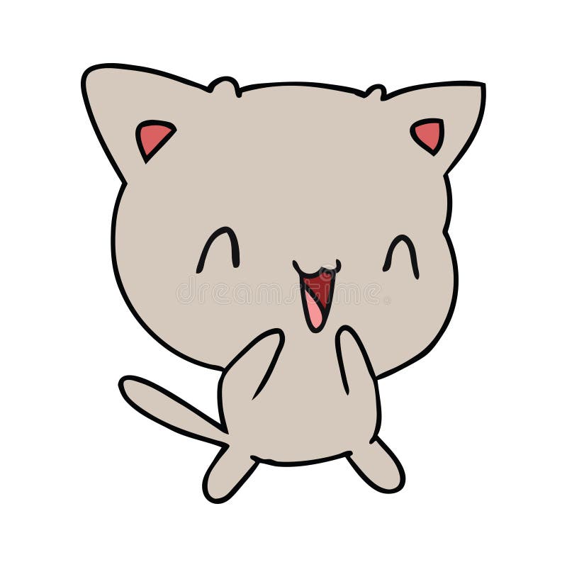 Cartoon Kawaii Cute Cat Kitten Pet Animal Happy Art Artwork Illustration  Doodle Drawing Quirky Funny Fun Freehand Free Hand Drawn Stock  Illustrations – 31 Cartoon Kawaii Cute Cat Kitten Pet Animal Happy