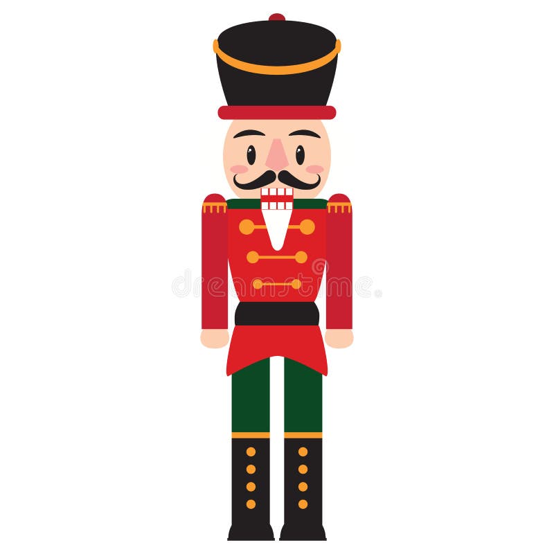 Download Isolated Cute Nutcracker Soldier Stock Vector ...