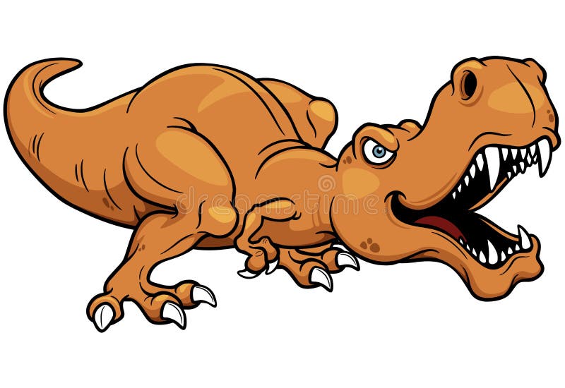 Cartoon dinosaur vector illustration