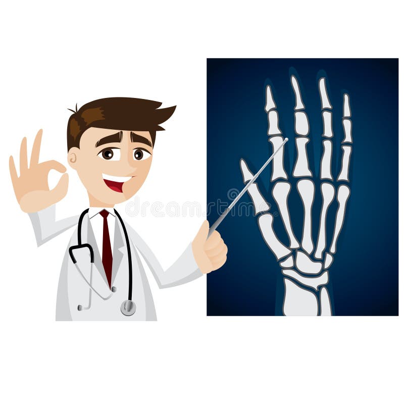 Cartoon Doctor with X-ray Film Stock Vector - Illustration of bones, person: 40311466 Cartoon Doctor with X-ray Film Stock Vector - Illustration of bones, person: 40311466