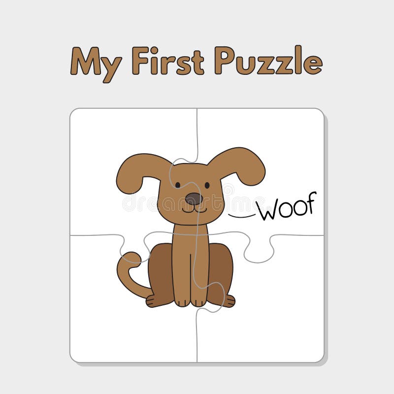 Dog Puzzle for Kids