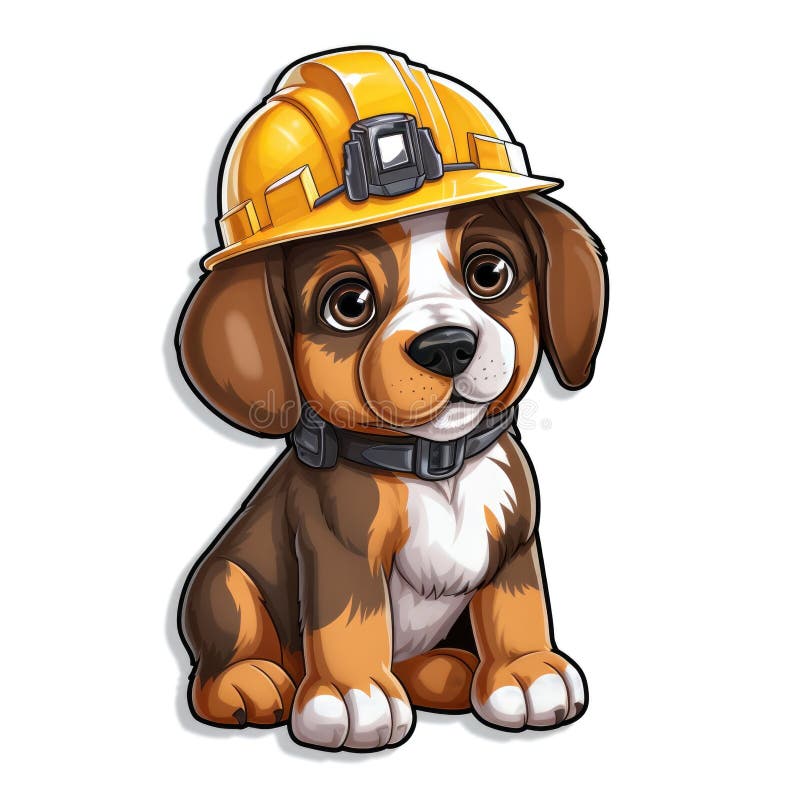 Dog Hard Hat Stock Illustrations 247 Dog Hard Hat Stock Illustrations
