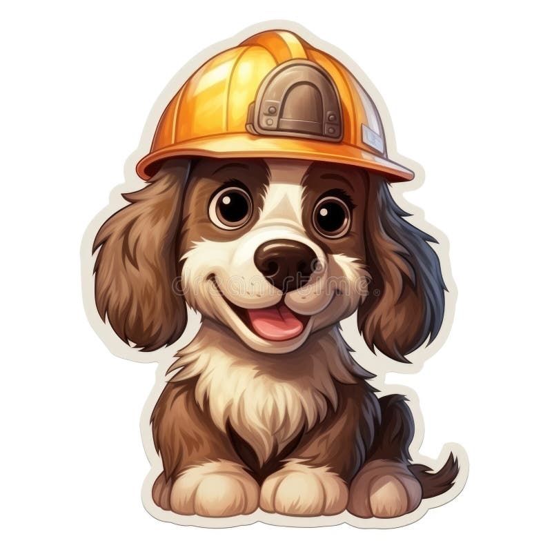 Dog Hard Hat Stock Illustrations 333 Dog Hard Hat Stock Illustrations