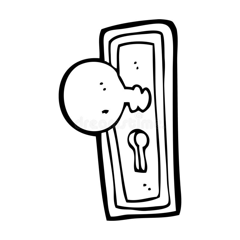 cartoon door knob