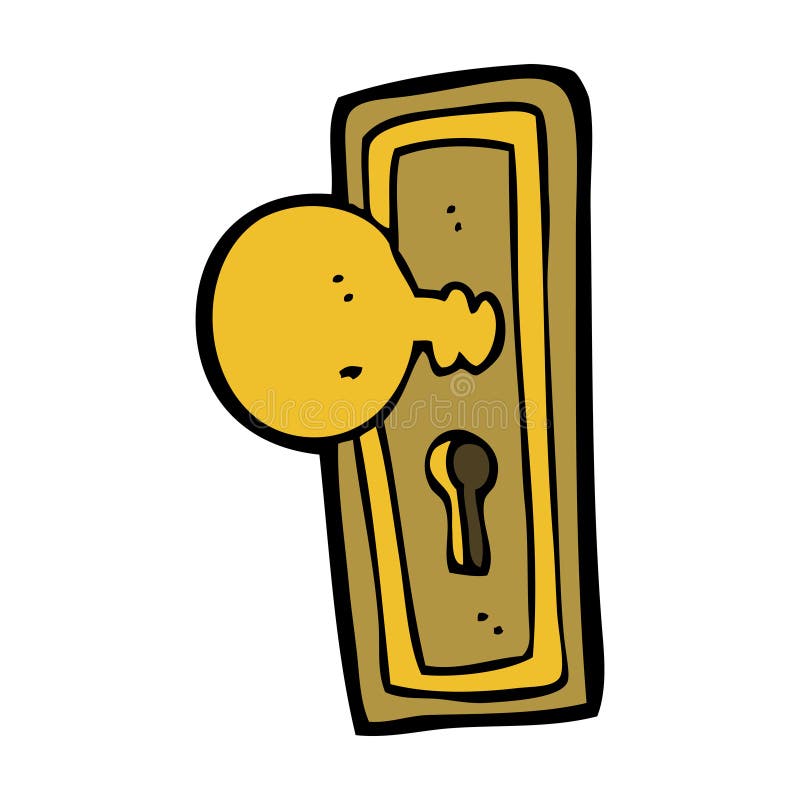 cartoon door knob