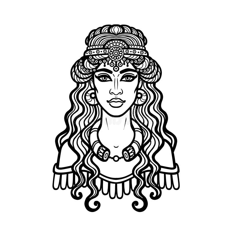 Ancient Hairstyle Stock Illustrations – 2,176 Ancient Hairstyle Stock  Illustrations, Vectors & Clipart - Dreamstime