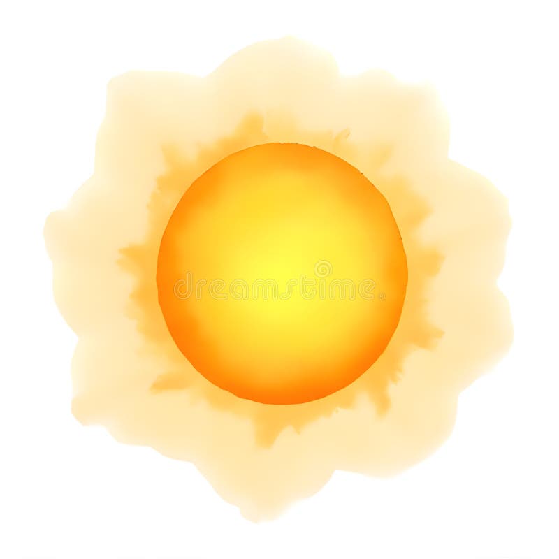 Cartoon Drawings of the Sun Moon Stars and Clouds Stock Illustration