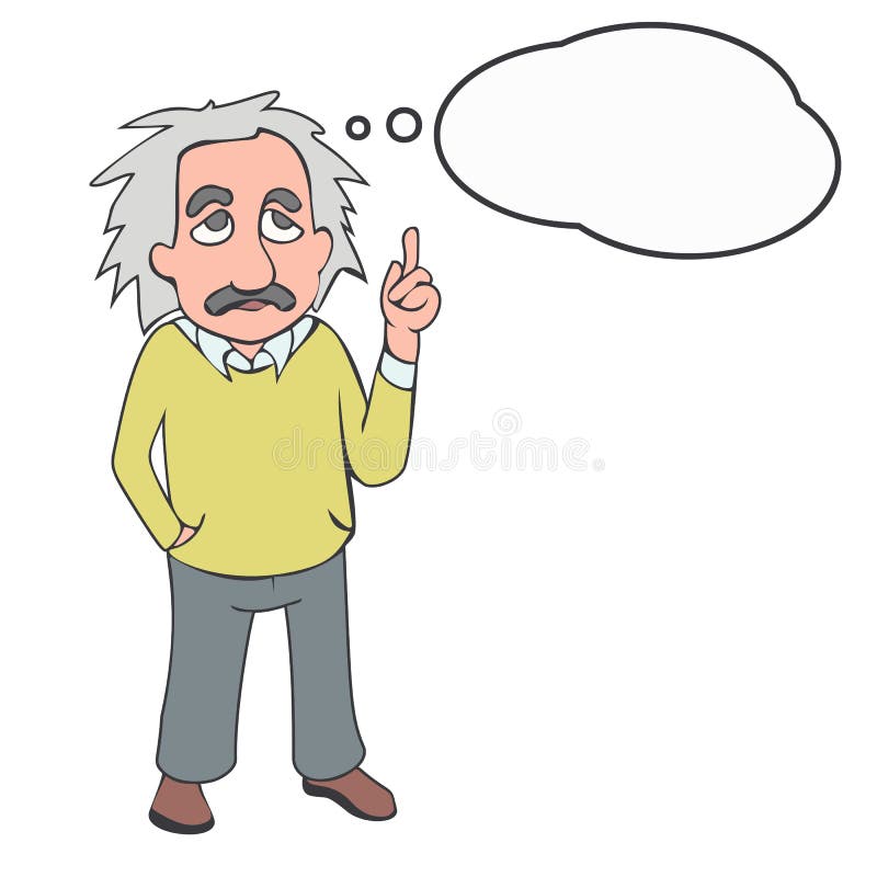 Einstein Cartoon Stock Vector Illustration Of Lecture 8584365