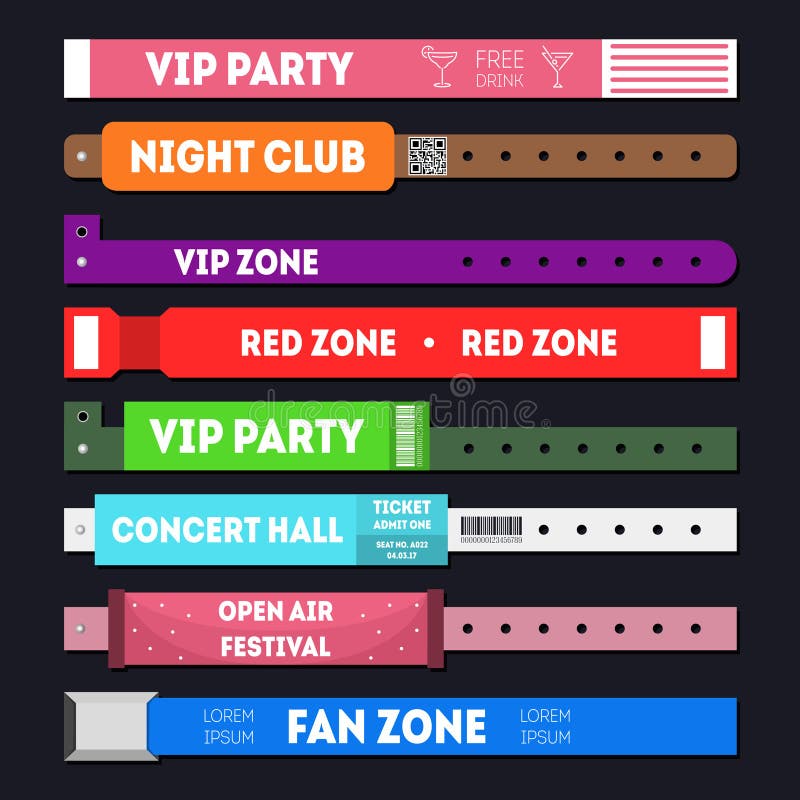 Wristband Ticket Template - 12+ Event Wristband Mockup Free Pictures ...