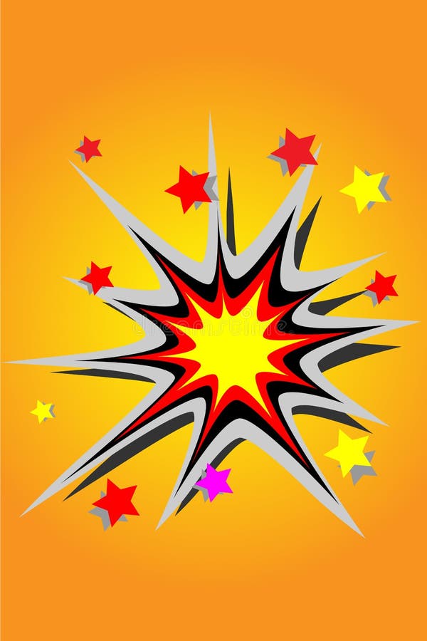 Cartoon explosion stock vector. Illustration of cool - 24092103