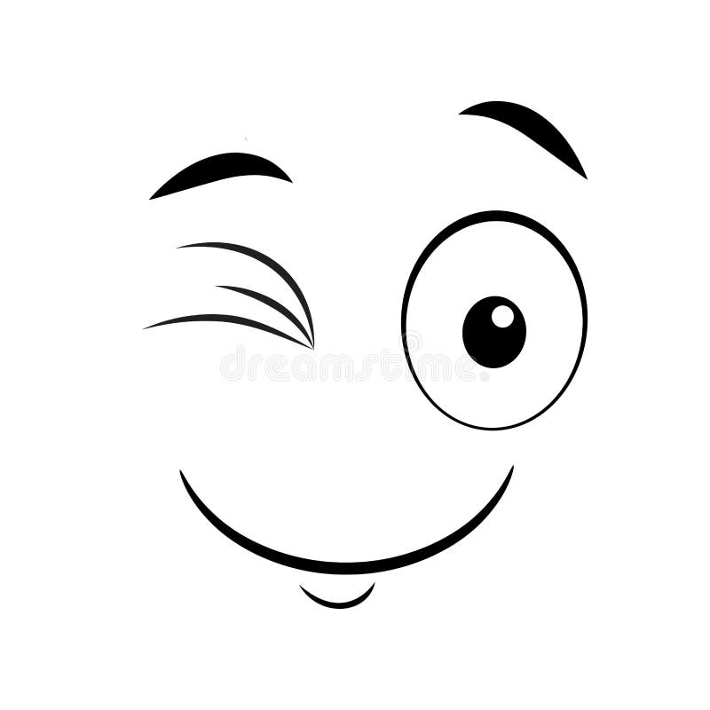 Emoticon Line, Eye, Drawing, Face, Cartoon, Doodle, Smile, Mouth
