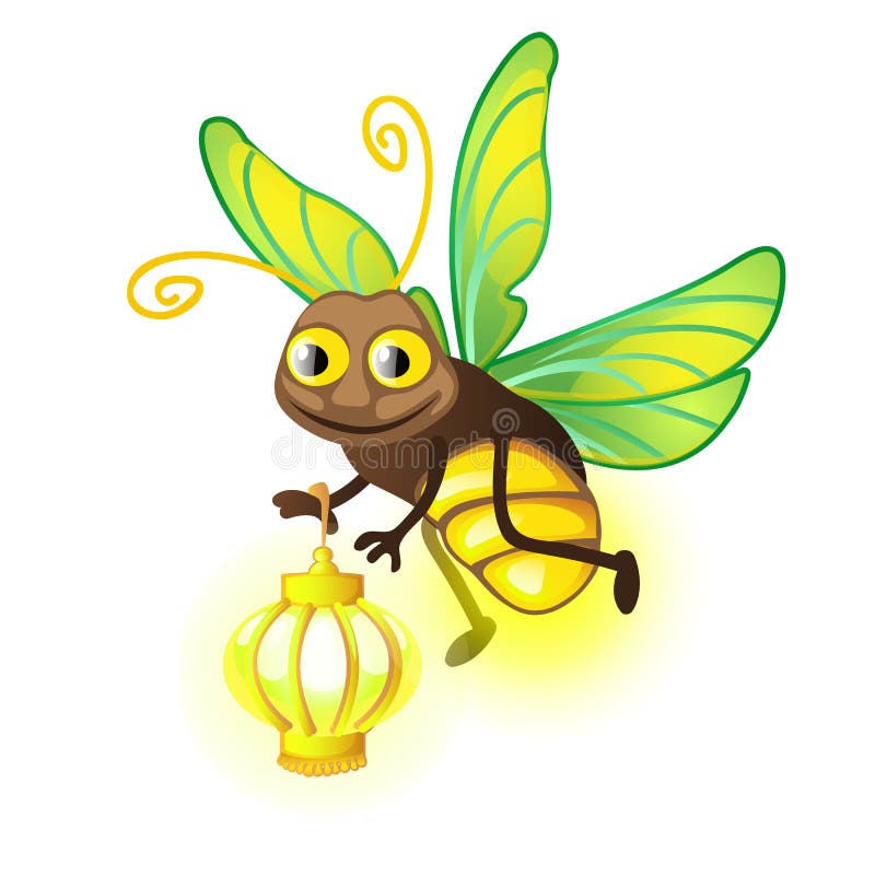 cute lightning bug clipart