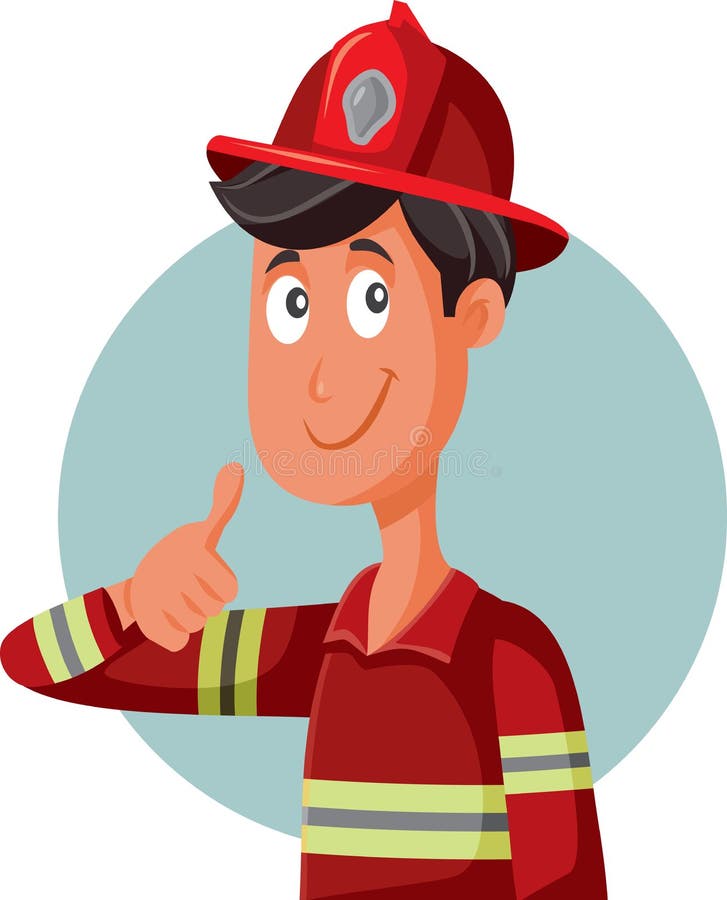 Cartoon Fireman with Thumbs Up Making Ok Gesture Stock Vector - Illustration of model, okay: 196669505 Cartoon Fireman with Thumbs Up Making Ok Gesture Stock Vector - Illustration of model, okay: 196669505