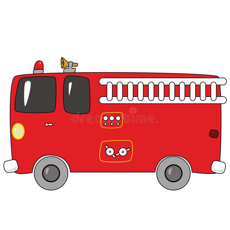 Cartoon firetruck