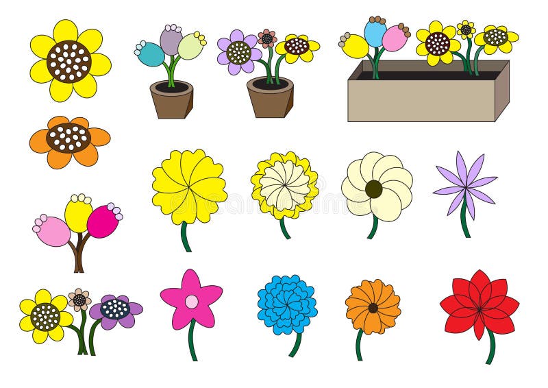 Cartoon Flowers Stock Illustrations – 194,799 Cartoon Flowers Stock  Illustrations, Vectors & Clipart - Dreamstime