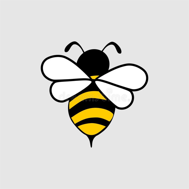 Cartoon Flying Bee Honey for the Logo. Stock Illustration - Illustration of flying, nature: 206367009 Cartoon Flying Bee Honey for the Logo. Stock Illustration - Illustration of flying, nature: 206367009
